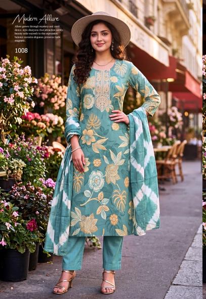 Jivisha shruti 3pcs kashmiri kurti wholesale